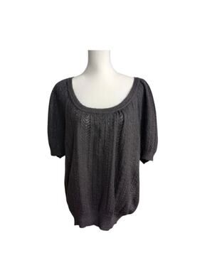 Express design studio gray cardigan knit sweater size XS